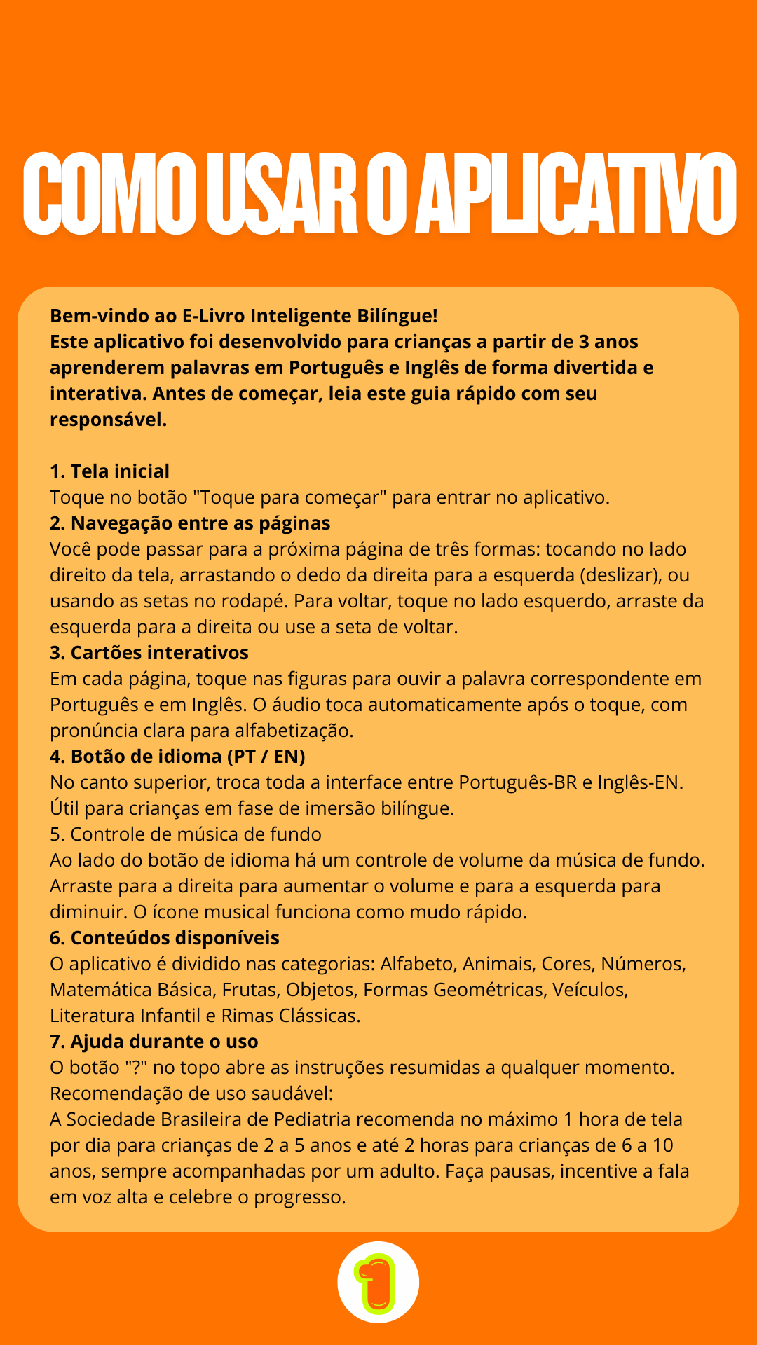 Como usar o E-Livro Bilíngue